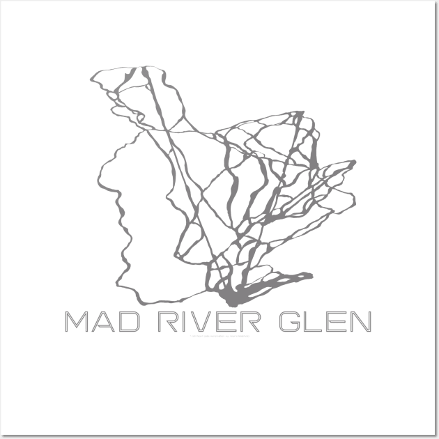 Mad River Glen Resort 3D Wall Art by Mapsynergy